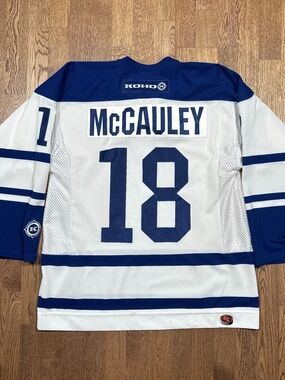 Vintage 90s Koho Toronto Maple Leafs Alyn McCauley Hockey Jersey Mens Large